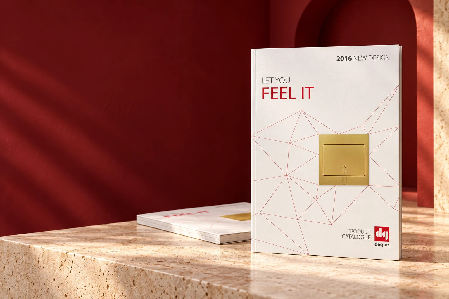 DQ / Deque — Catalogue design · Visual product presentation · Bilingual layout