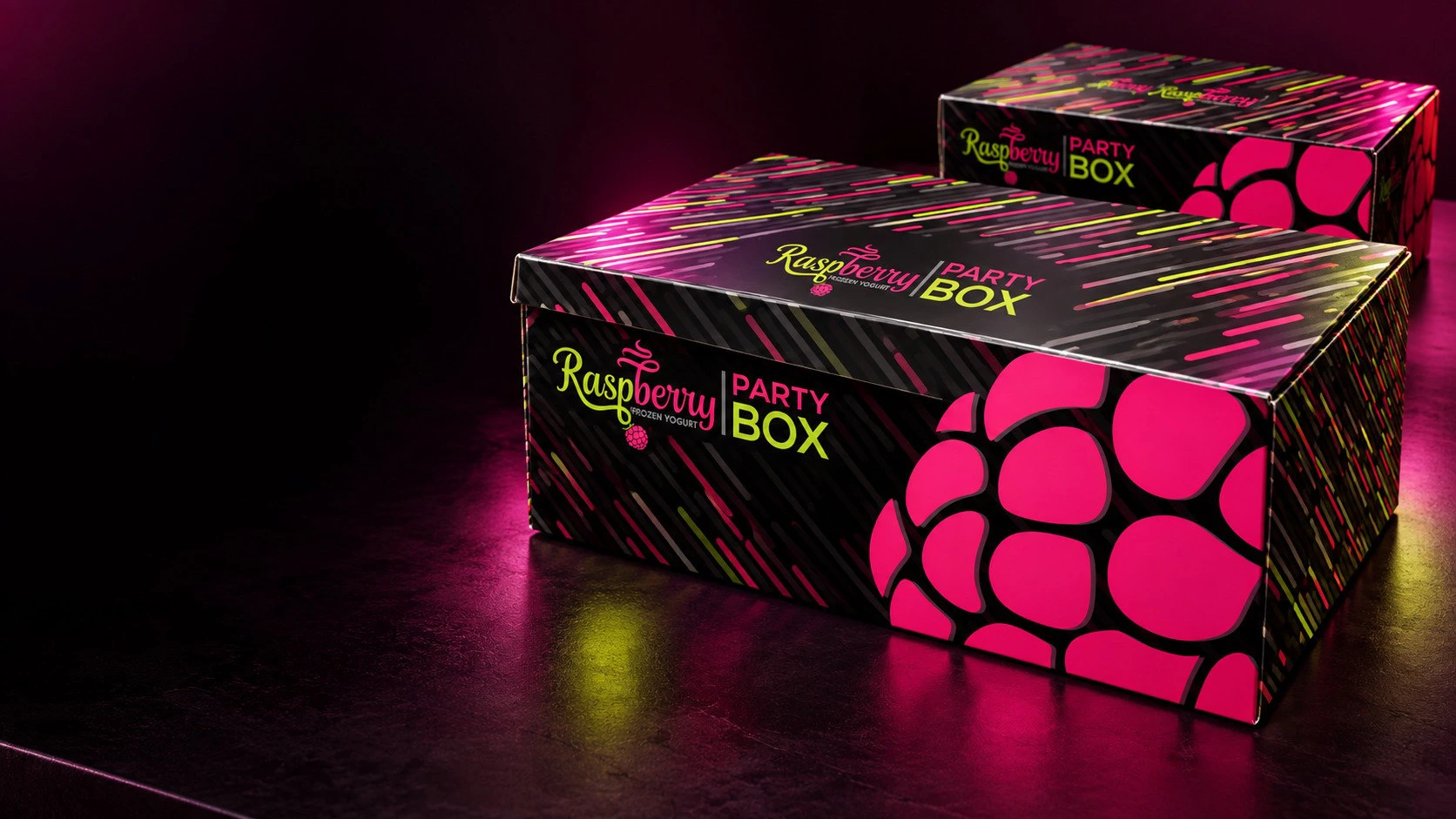 Raspberry Frozen Yogurt — Packaging / Campaign design / Retail communication