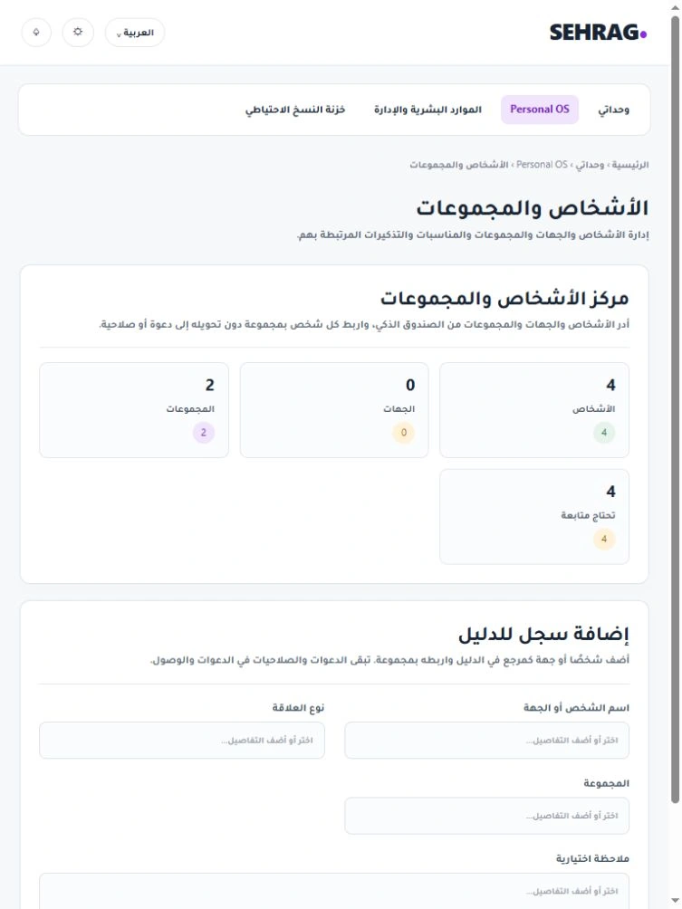 معمارية المعلومات في التنظيم الشخصي