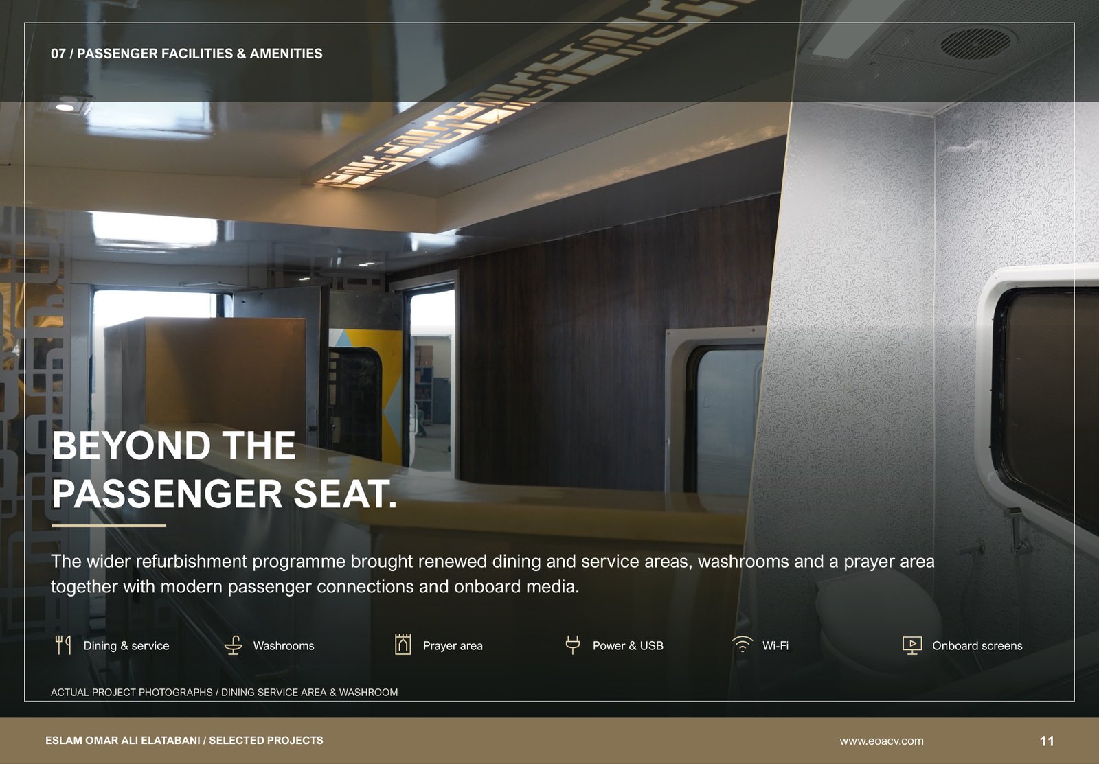 Passenger facilities and amenities