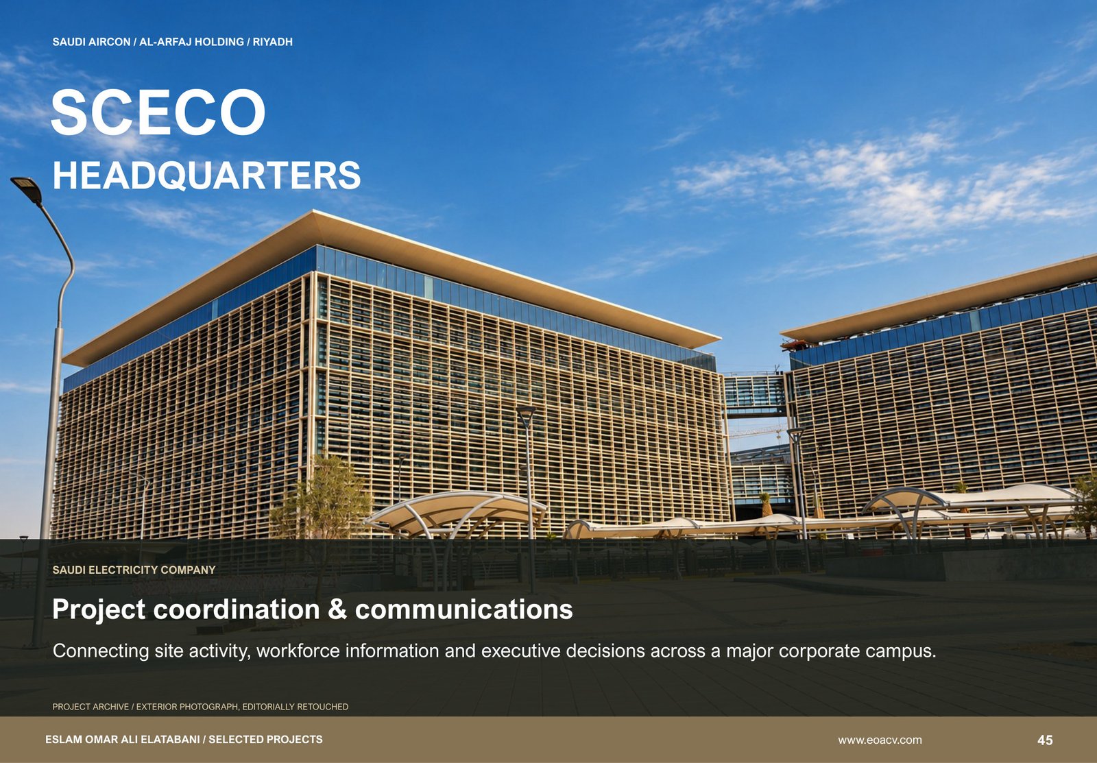 SCECO — افتتاح المشروع