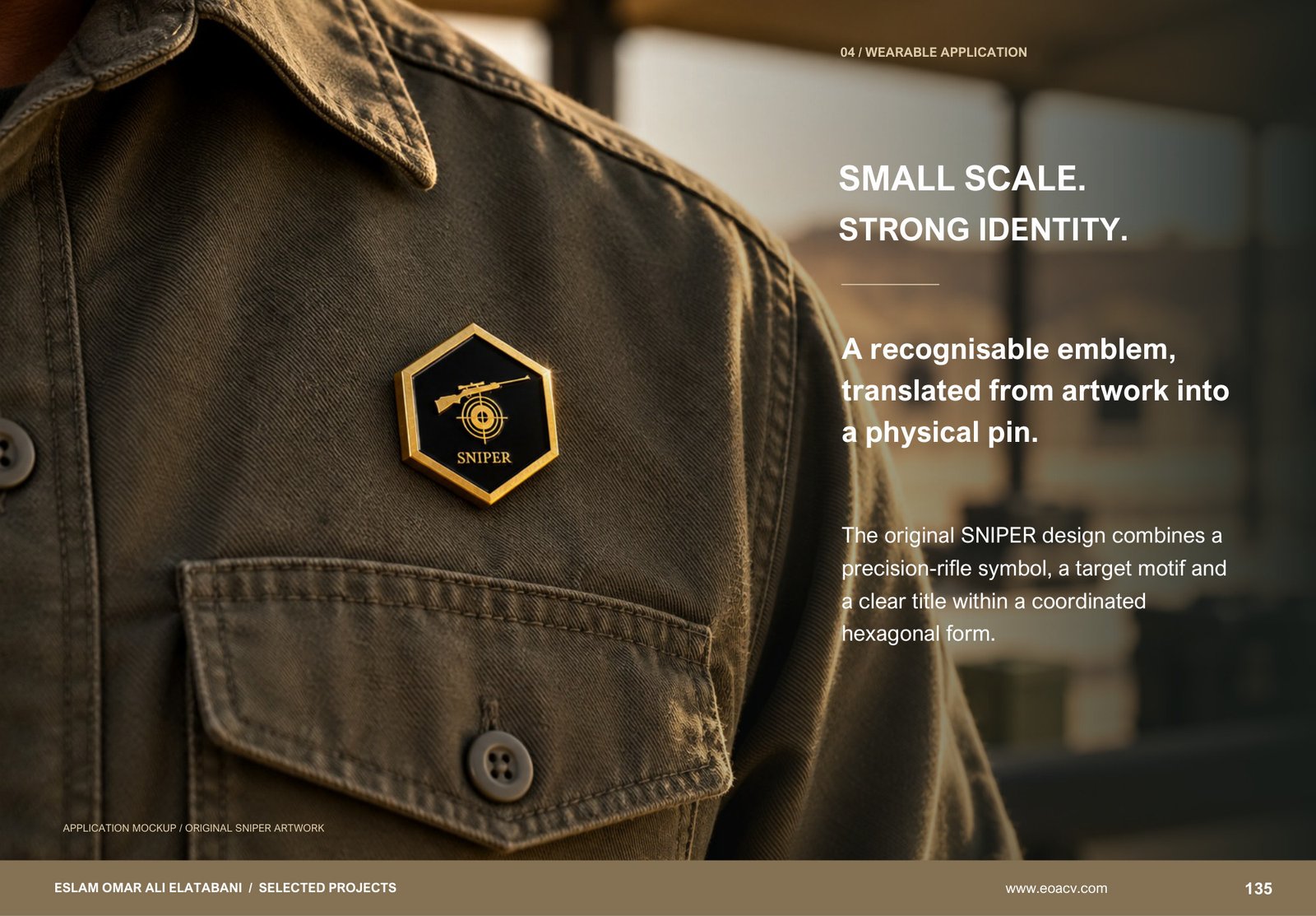 SNIPER pin | Wearable application
