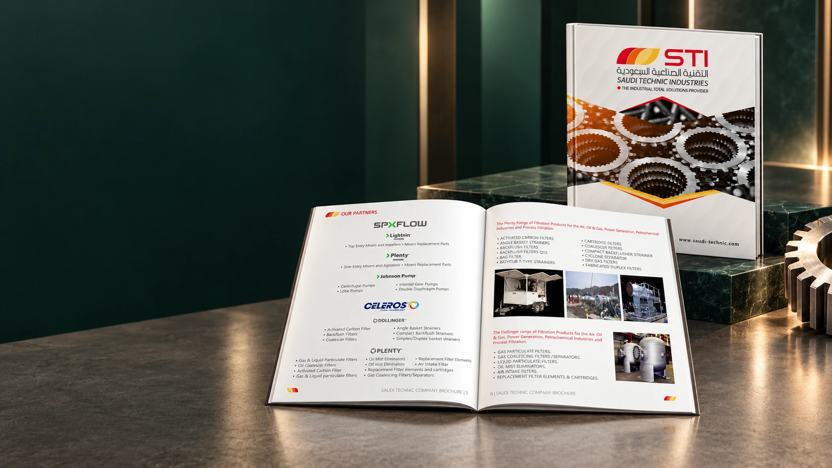 STI · Saudi Technic Industrials — Website delivery & product communication