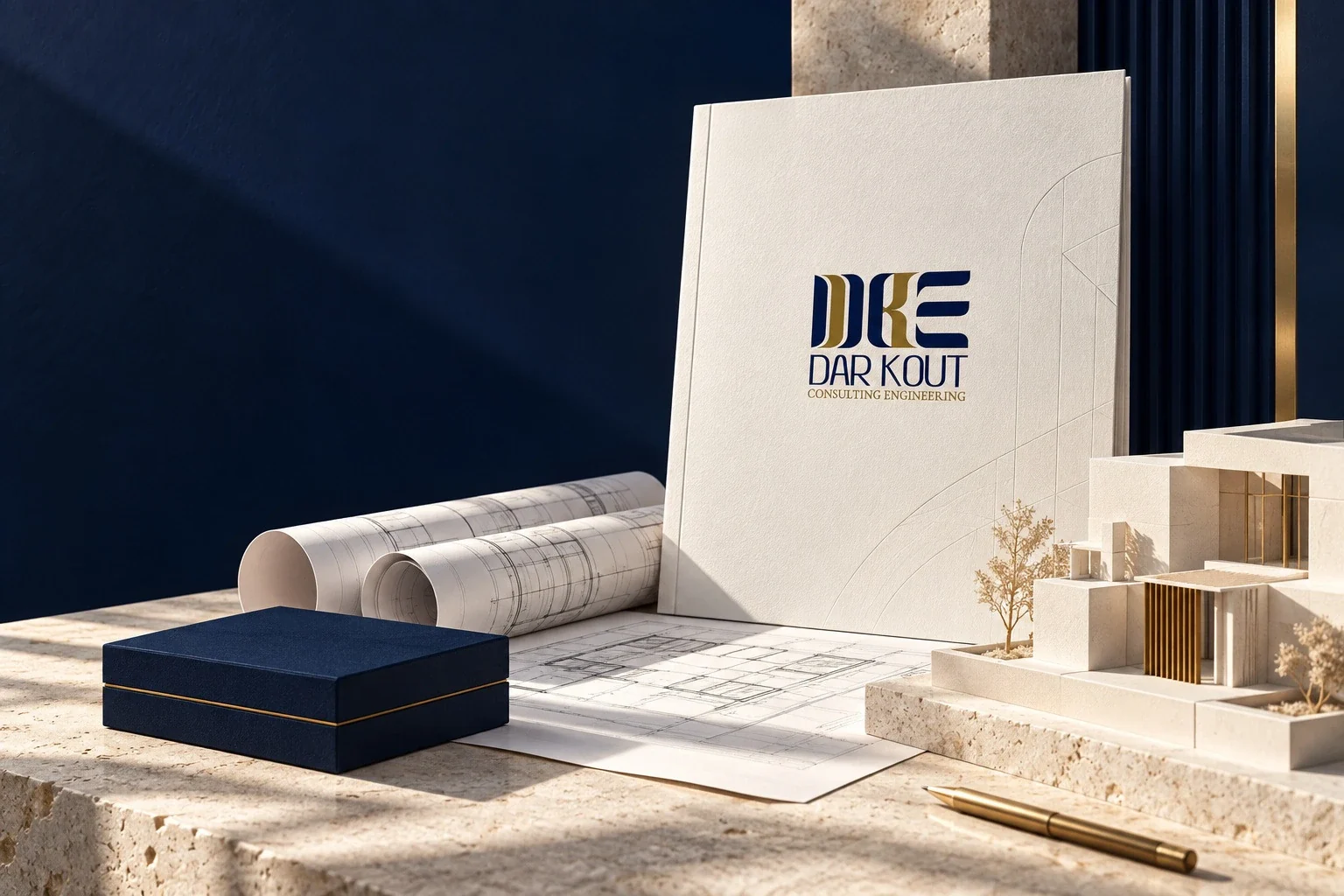 Dar Kout — Architectural brand identity