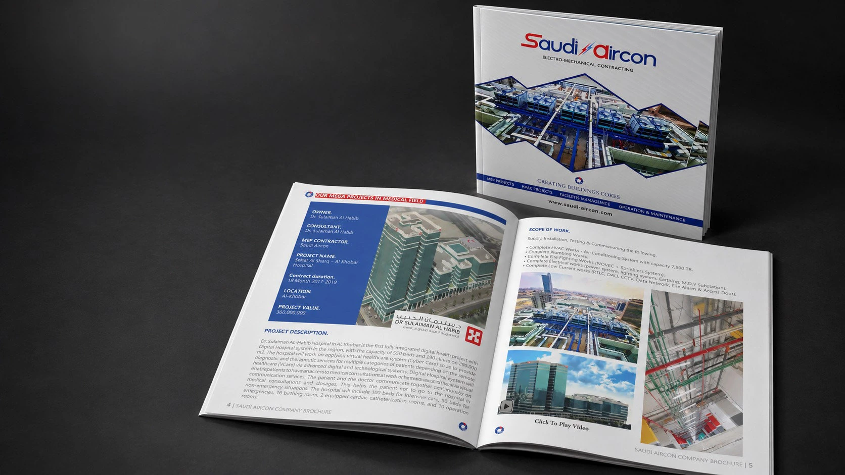 Corporate collateral / Design and print production