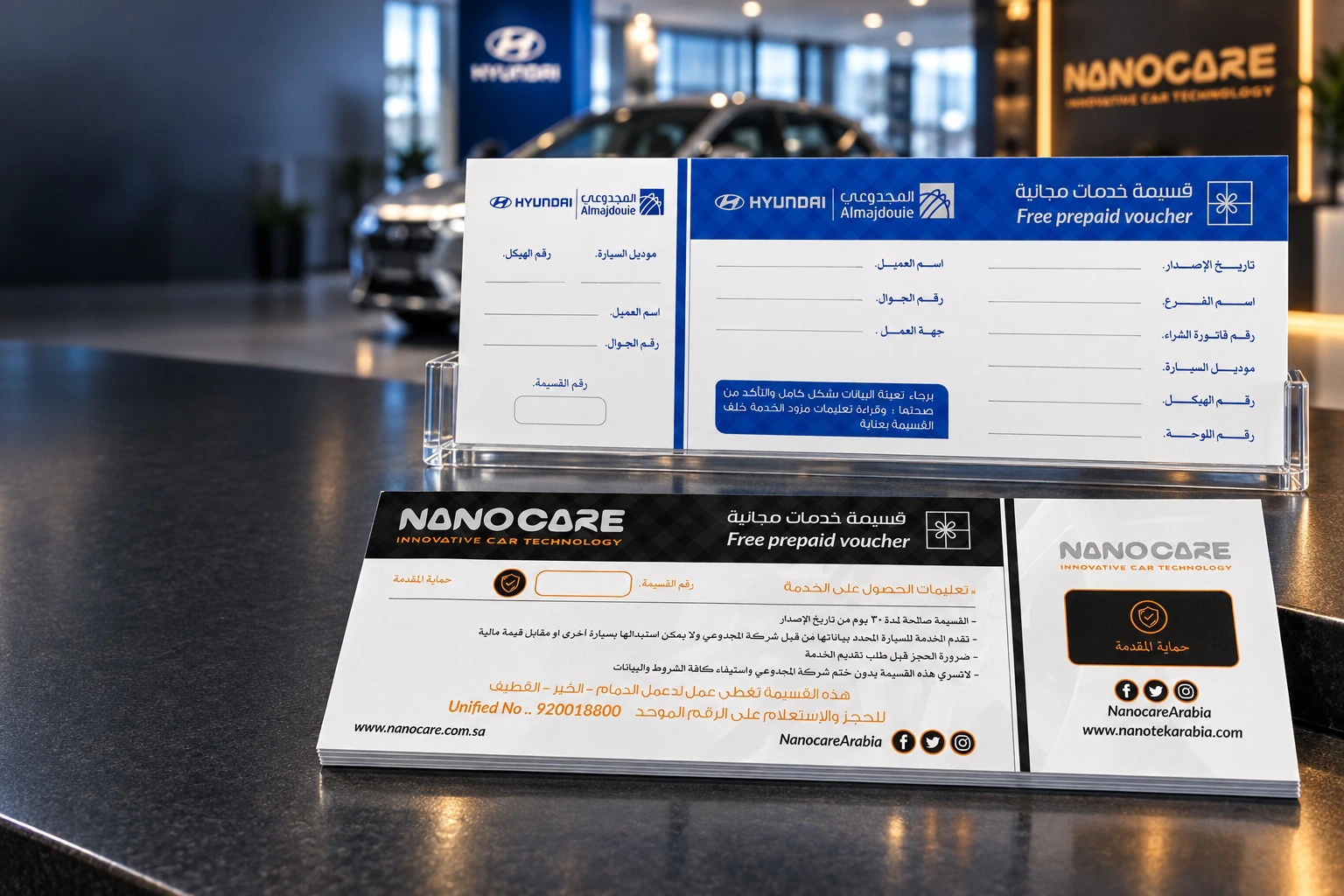 Nanocare and Almajdouie | Customer handover materials